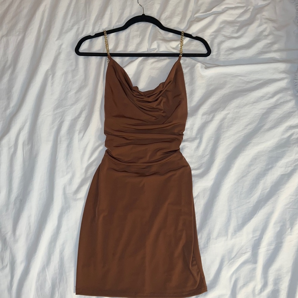 Backless Chain Strap Dress